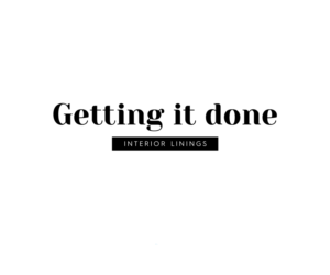 Logo Design by isabel paoli for Getting it done interior linings | Design: #14705543