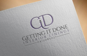 Logo Design by tani_sha321 for Getting it done interior linings | Design: #14708099