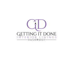 Logo Design by tani_sha321 for Getting it done interior linings | Design: #14708101