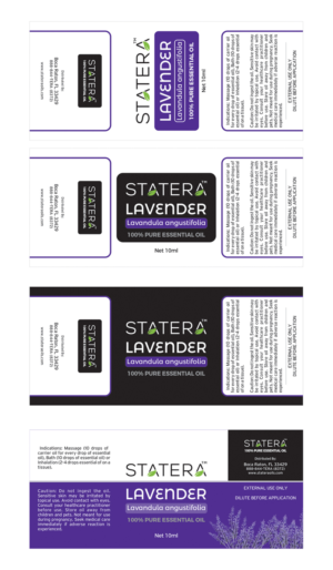 New business! Essential Oils Label for 10 mL Essential Oils Bottles | Design Étiquette par Vishal Vishwakarma 