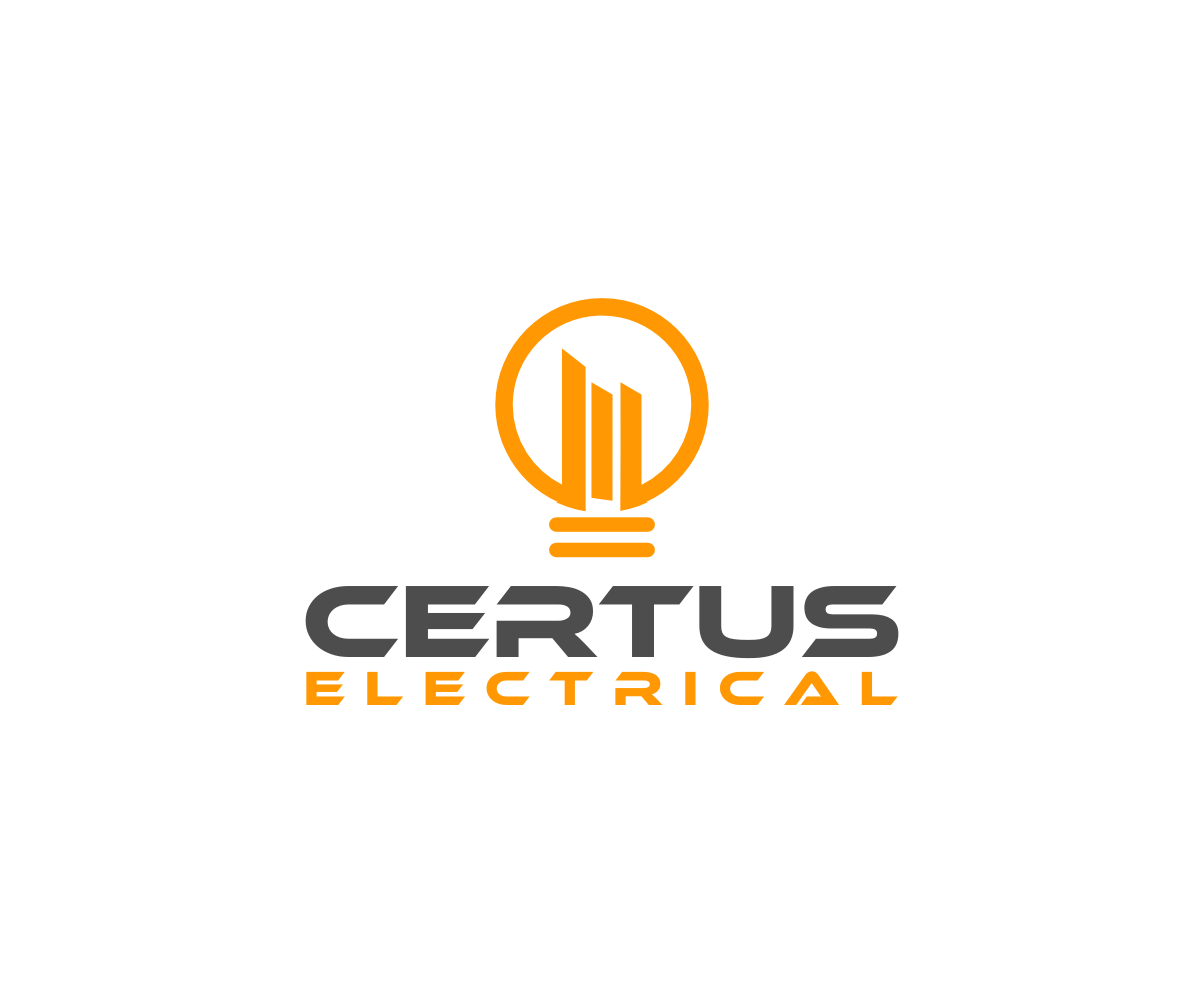 Bold Serious Electrical Logo Design For CERTUS ELECTRICAL By Kensy