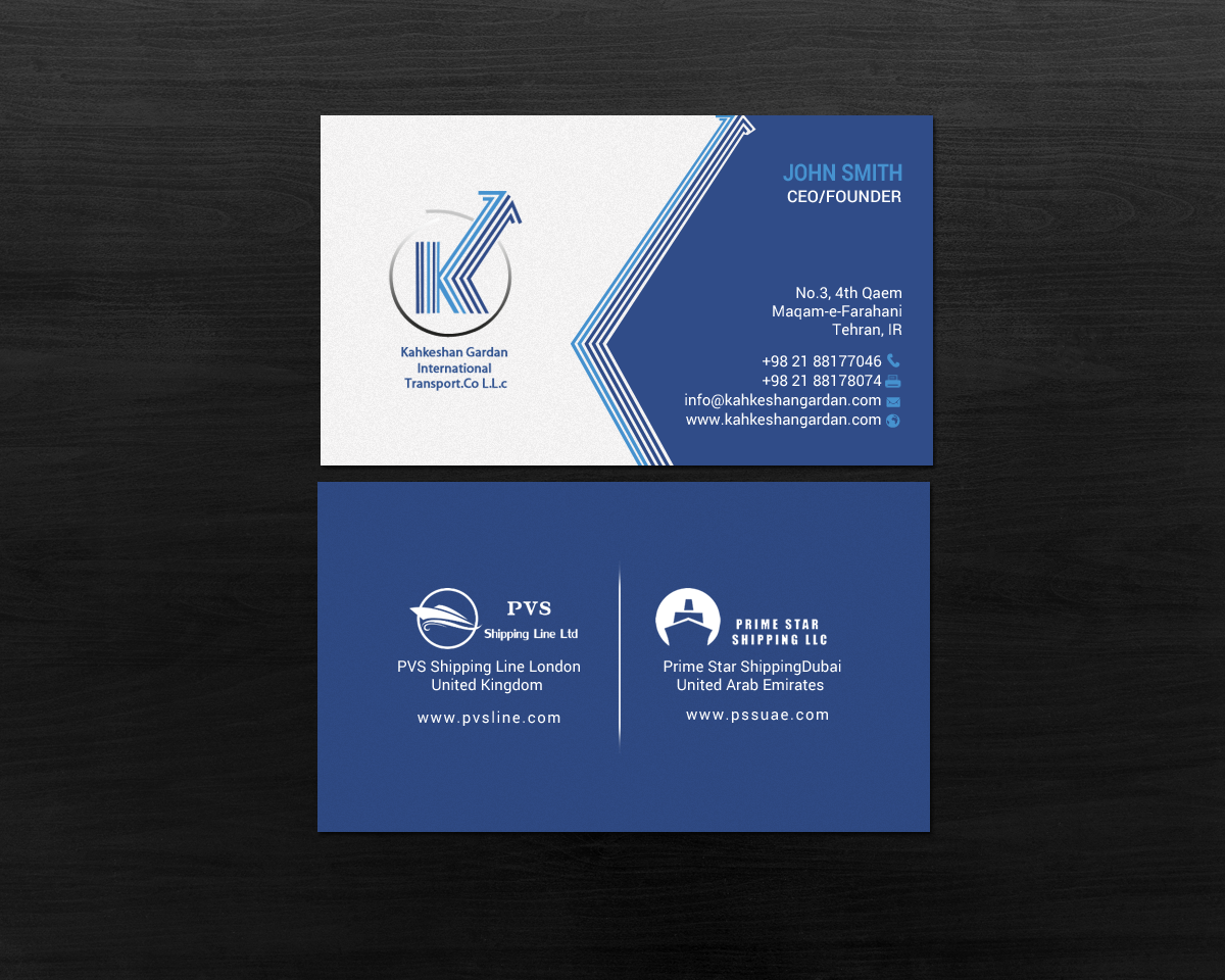 Diseño de Tarjeta de Presentación por chandrayaan.creative para Prime Star Shipping LLC | Diseño #14710948