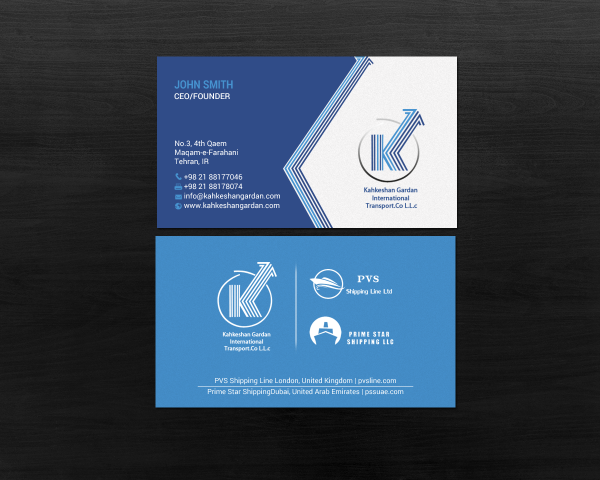 Diseño de Tarjeta de Presentación por chandrayaan.creative para Prime Star Shipping LLC | Diseño #14710950