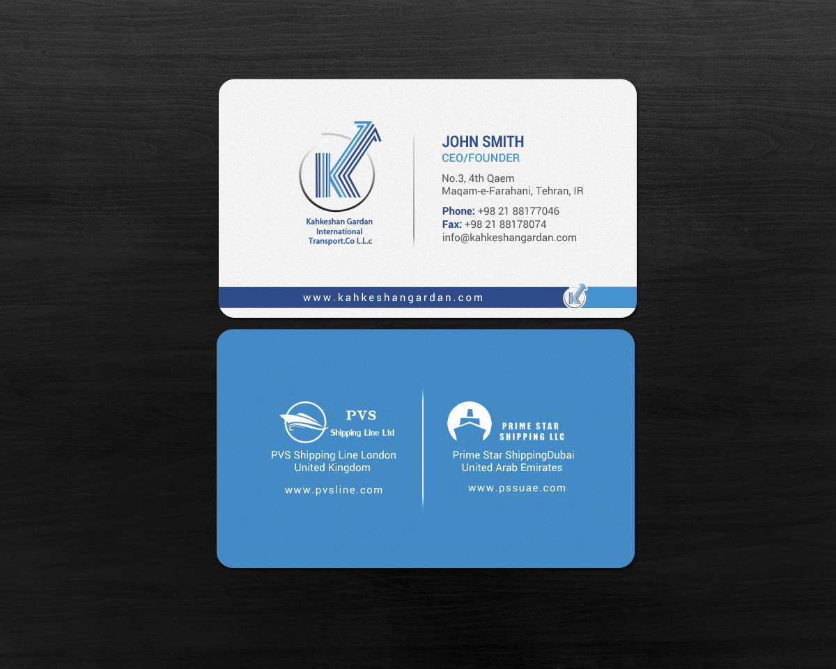 Diseño de Tarjeta de Presentación por chandrayaan.creative para Prime Star Shipping LLC | Diseño #14711061