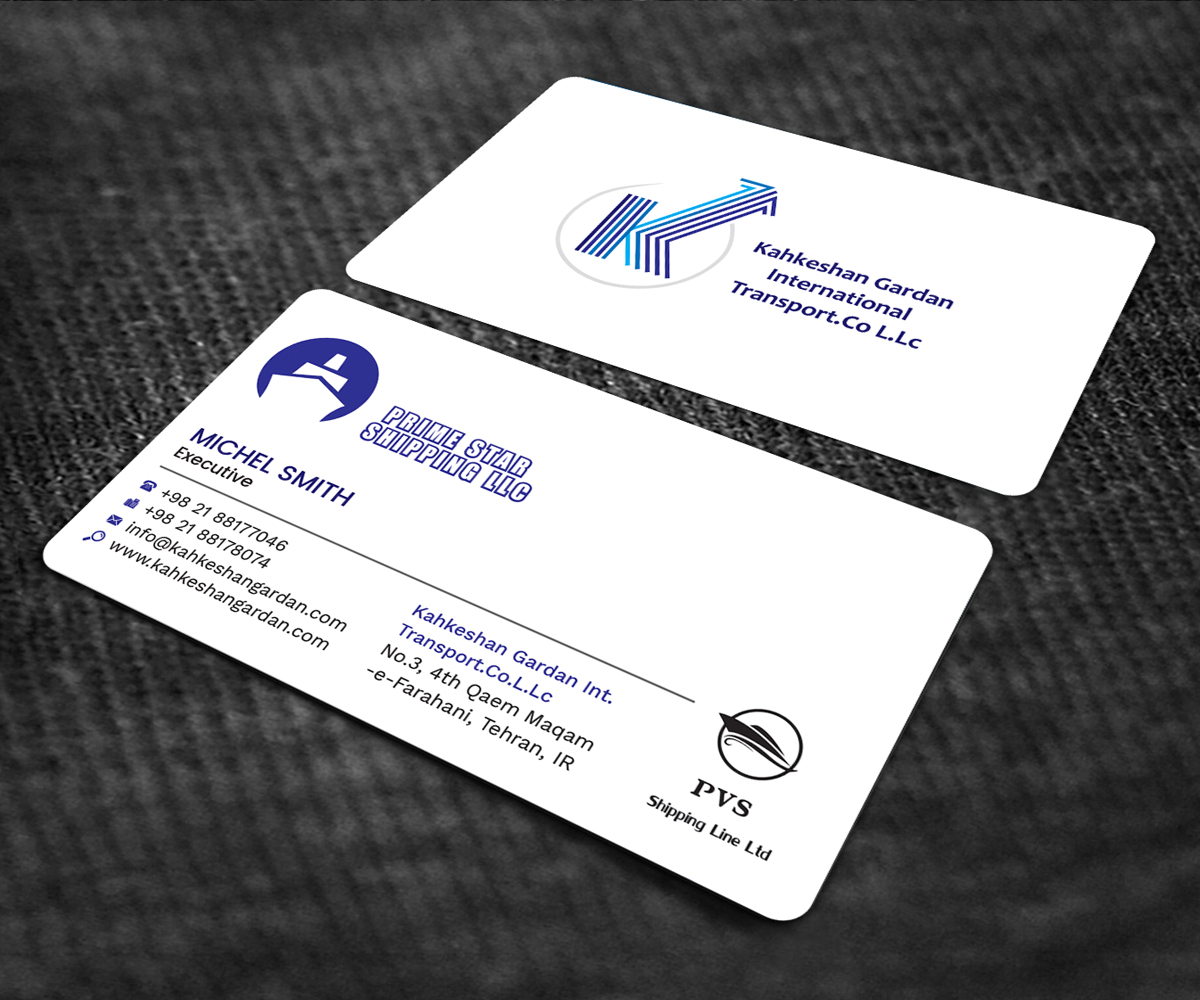 Business Card Design by Graphic Flame for Prime Star Shipping LLC | Design #14722764