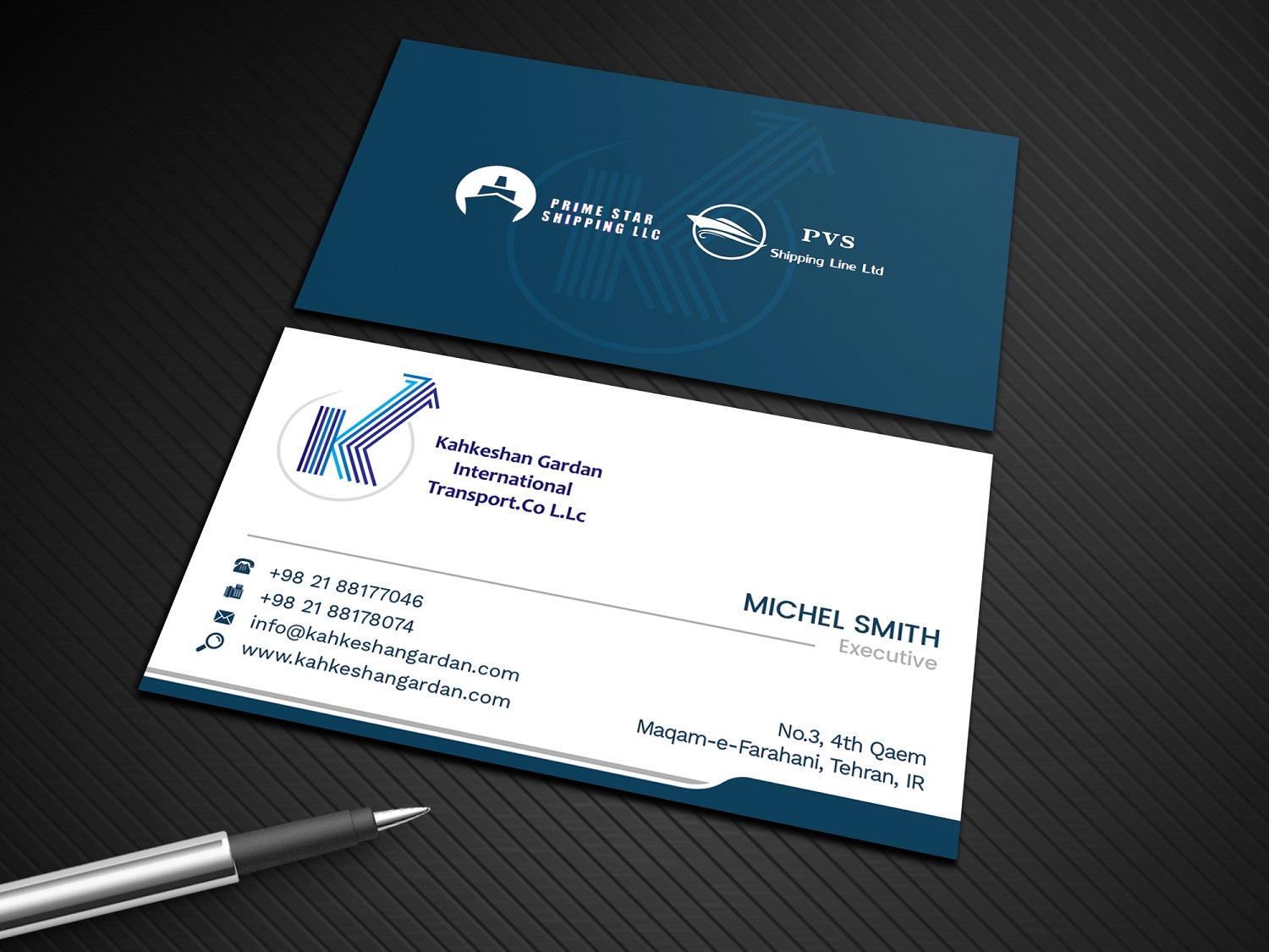 Business Card Design by Graphic Flame for Prime Star Shipping LLC | Design #14734107