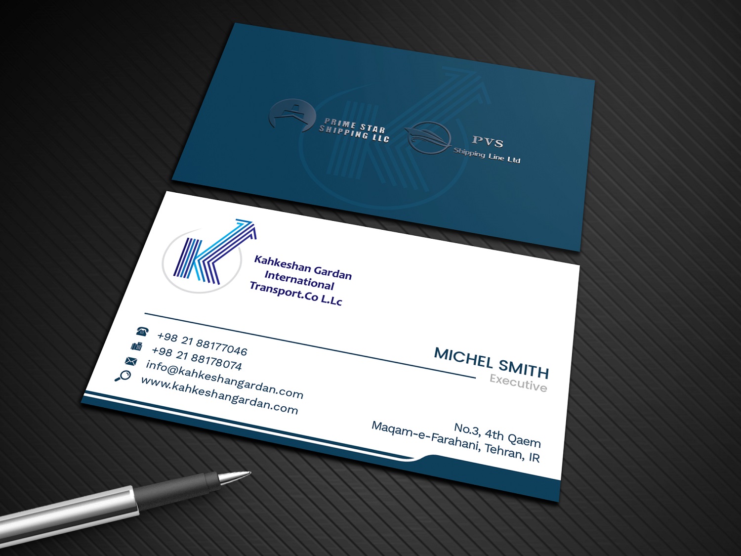 Business Card Design by Graphic Flame for Prime Star Shipping LLC | Design #14734108