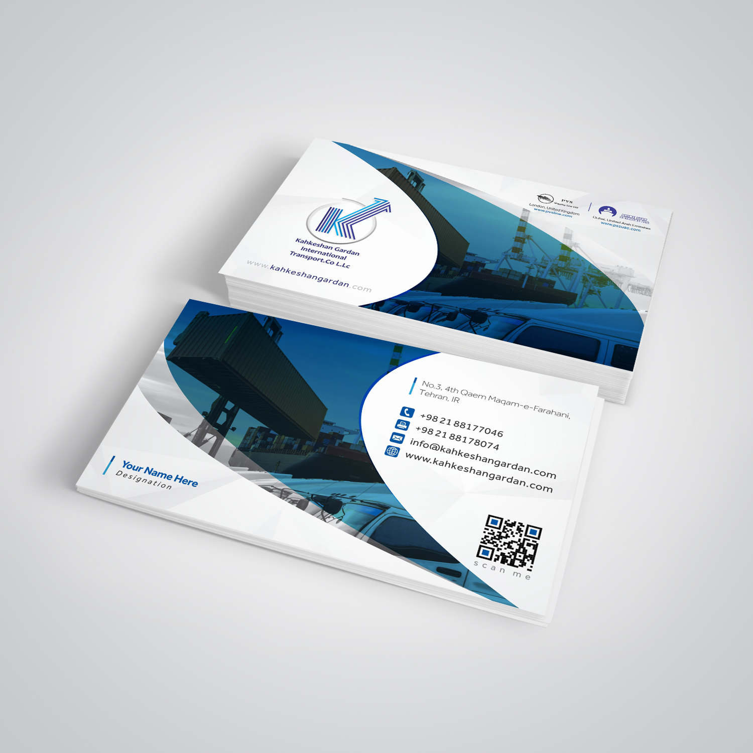 Business Card Design by Marketing Wings for Prime Star Shipping LLC | Design #14734181