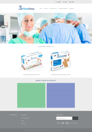 Web Design by DesignFive for BlueDaisy, LLC. | Design: #14719701