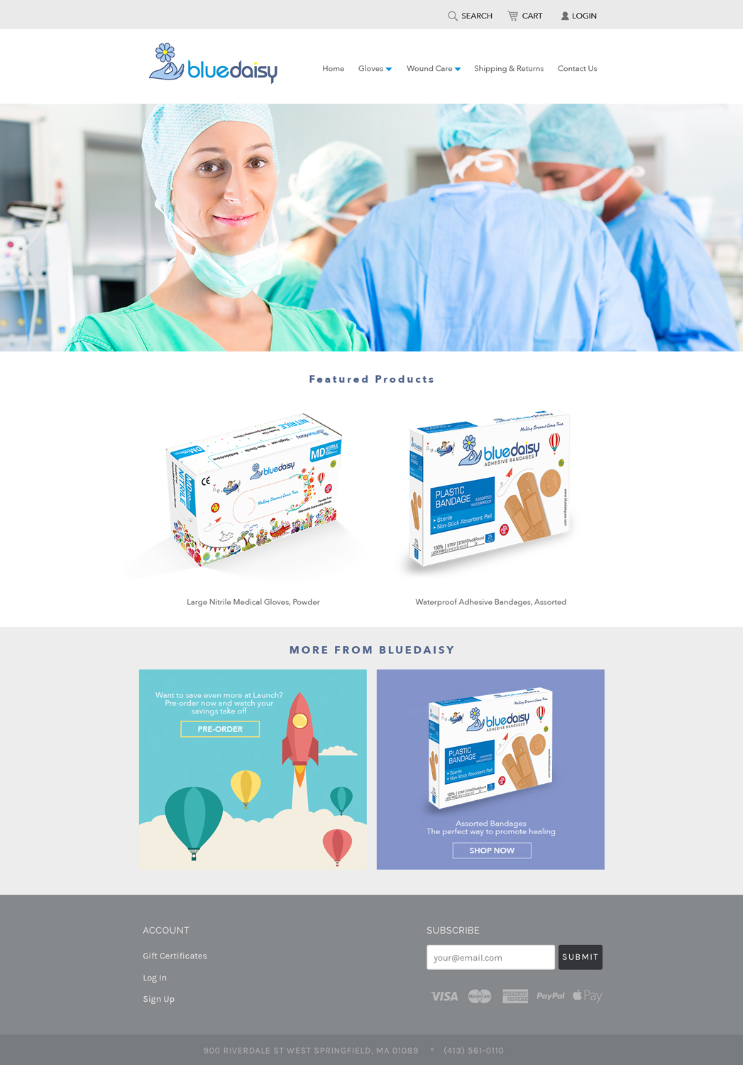 Web Design by DesignFive for BlueDaisy, LLC. | Design #14731598