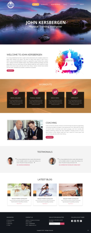 Wordpress Design by pb for Supreme Psyche | Design: #14713152