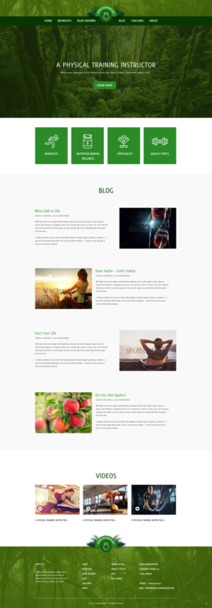 Wordpress Design by pb for Supreme Psyche | Design: #14713153