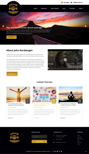 Wordpress Design by pb for Supreme Psyche | Design: #14713155