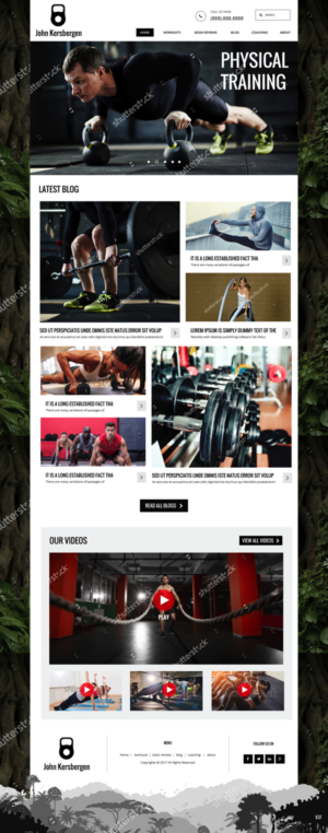 Wordpress Design by pb for Supreme Psyche | Design: #14713168