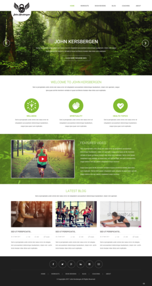 Wordpress Design by pb for Supreme Psyche | Design: #14723983