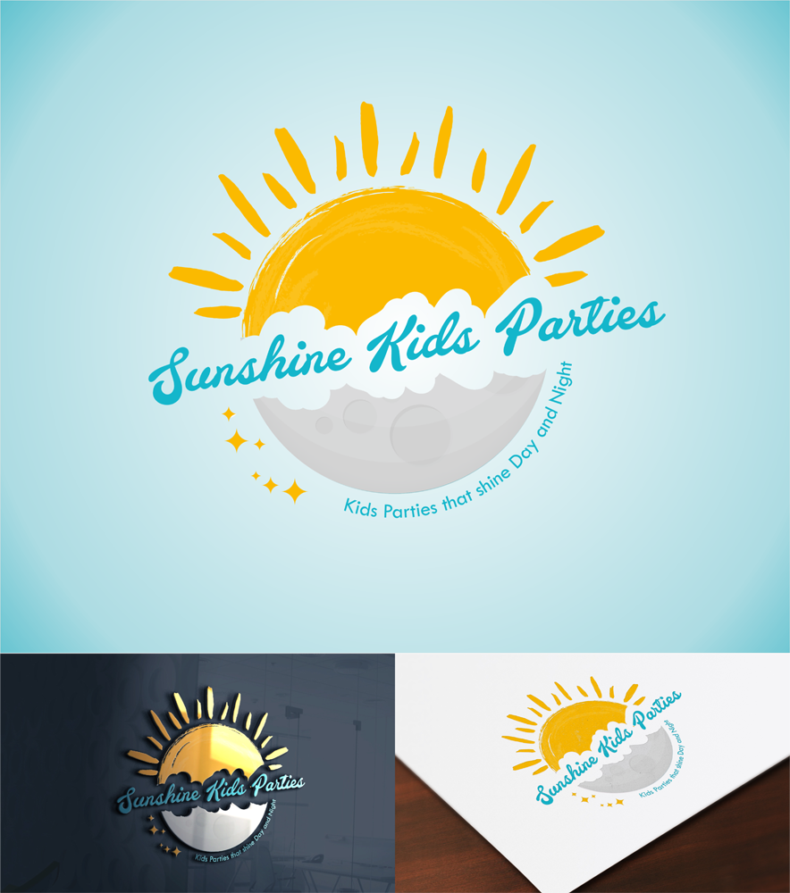Logo Design by metropolutan.rimba for Sunshine Kids Parties | Design #14729774