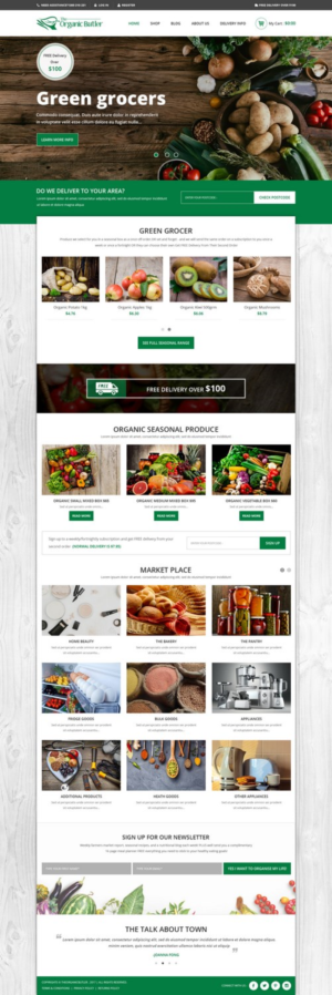 Web Design by pb for Jones-Naicovi Family Trust t/a The Organic Butler | Design: #14766832