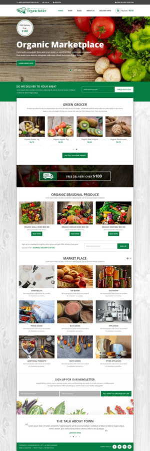 Web Design by pb for Jones-Naicovi Family Trust t/a The Organic Butler | Design: #14766833