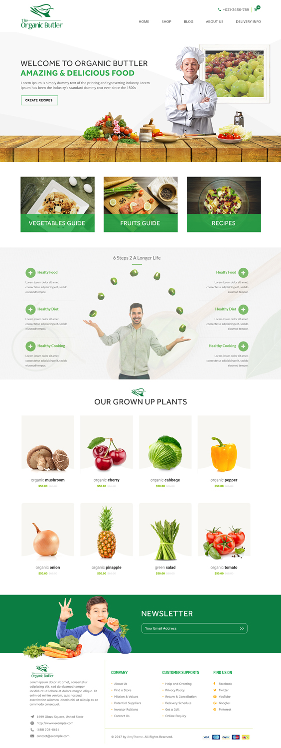 Web-Design von Xclusive Designers für Jones-Naicovi Family Trust t/a The Organic Butler | Design #14786066