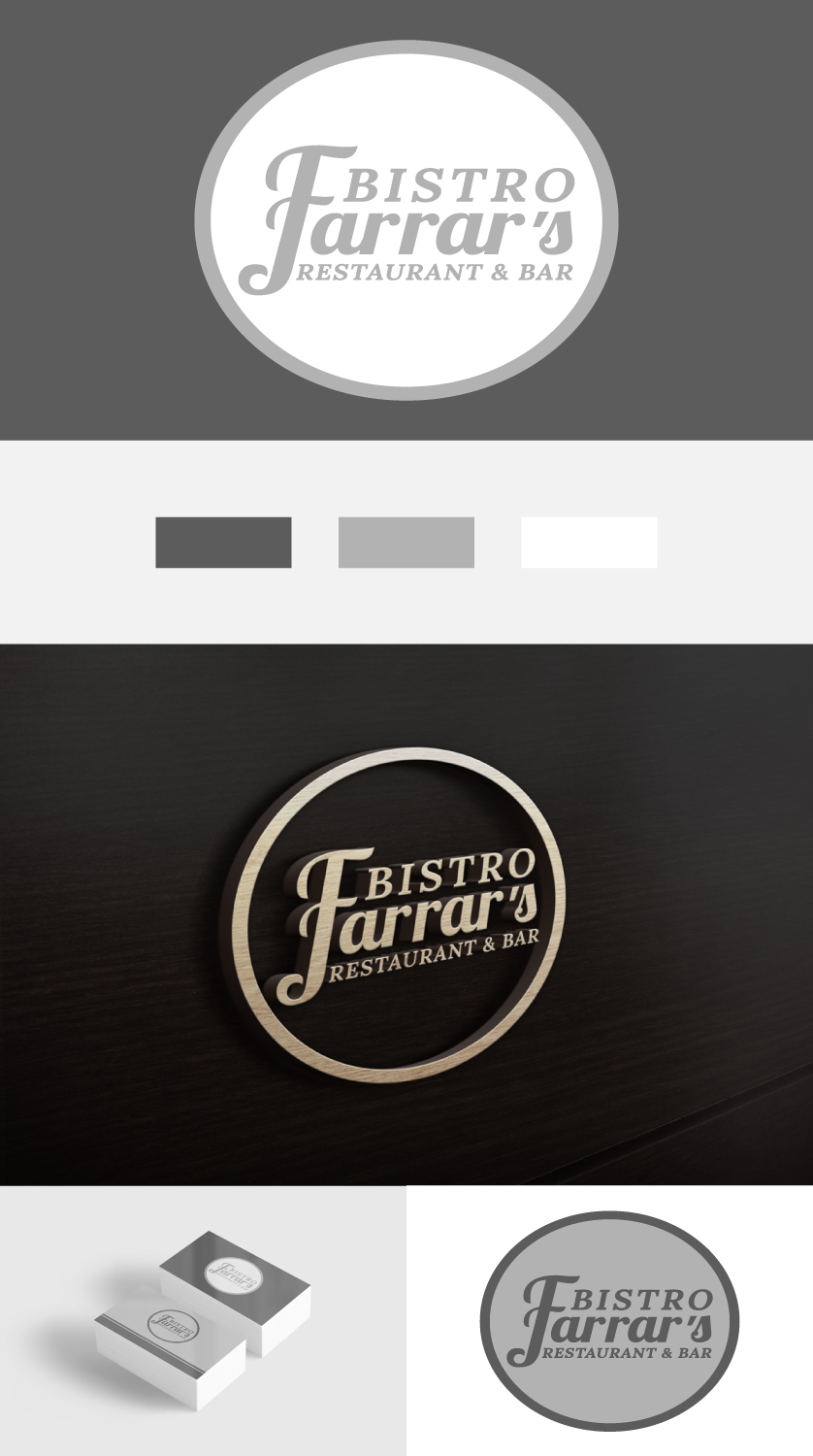 Logo Design by ElenaGabriela for Farrar's Bistro | Design #14747887