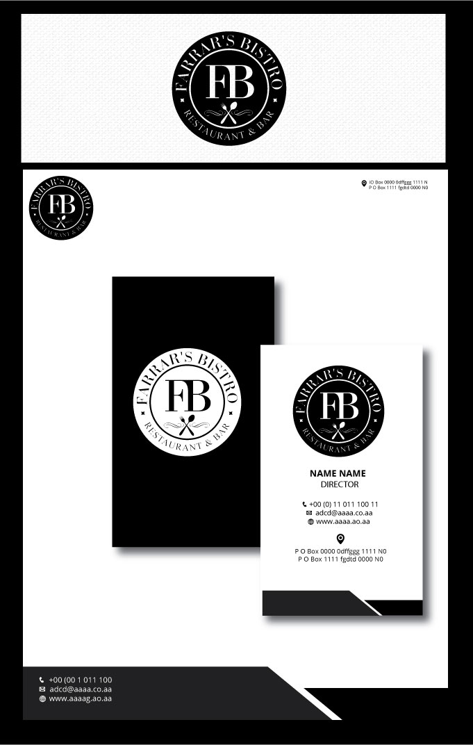 Logo Design by zebronicgraphic for Farrar's Bistro | Design #14734124