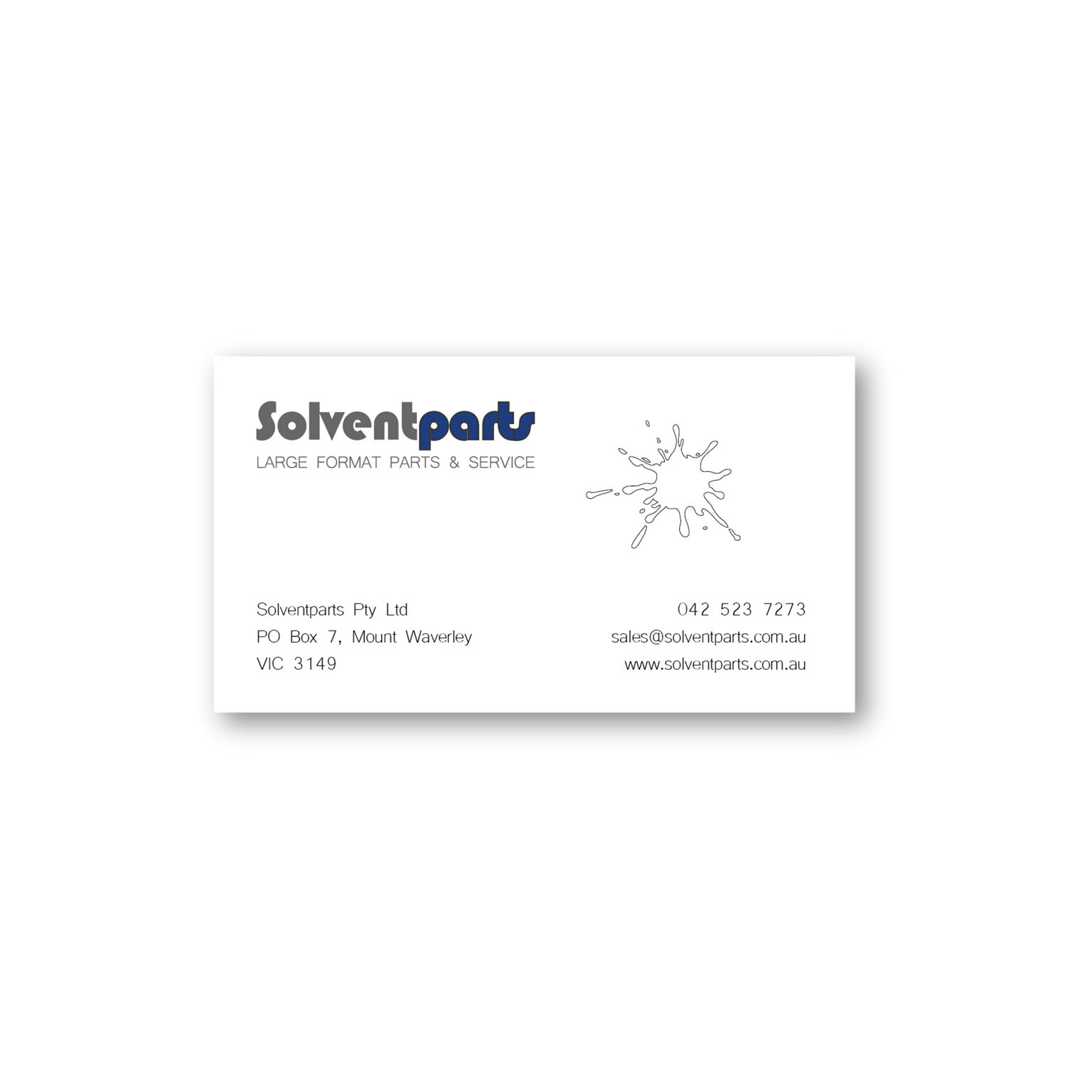 Diseño de Tarjeta de Presentación por Ivan84 para SOLVENTPARTS | Diseño #14714397