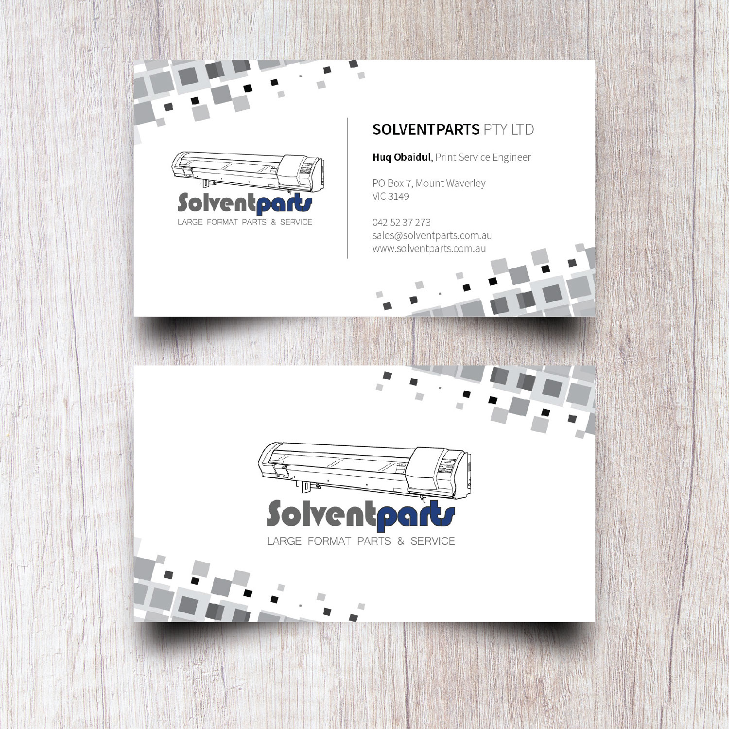 Business Card Design by Ivan84 for SOLVENTPARTS | Design #14725750