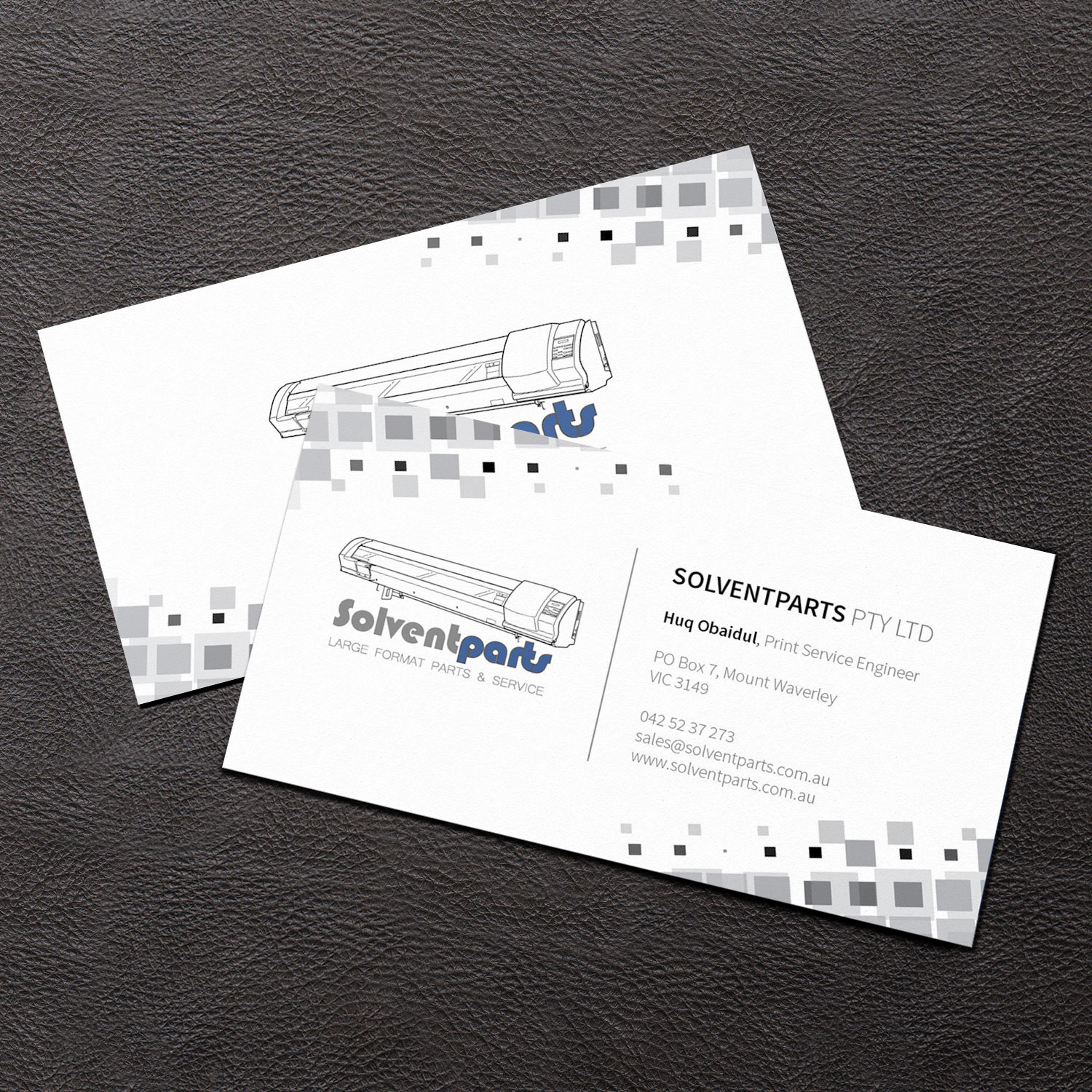 Visitenkarten-Design von Ivan84 für SOLVENTPARTS | Design #14725751