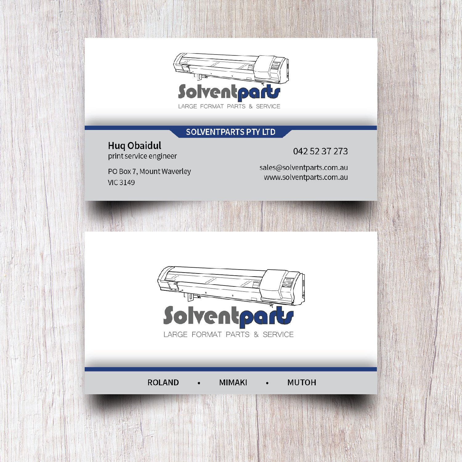 Business Card Design by Ivan84 for SOLVENTPARTS | Design #14725760