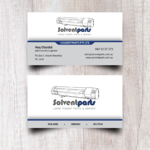 Visitenkarten-Design von Ivan84 für SOLVENTPARTS | Design: #14725760