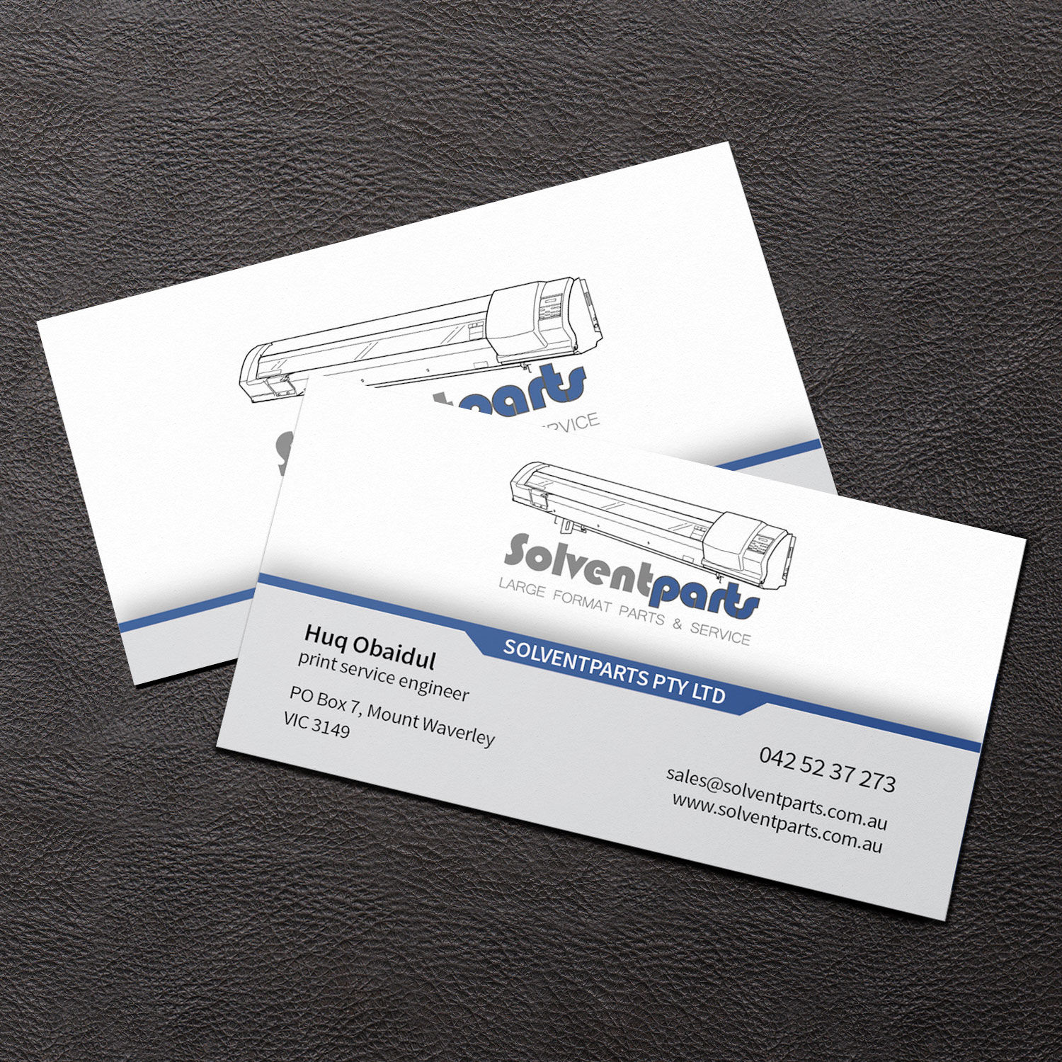 Business Card Design by Ivan84 for SOLVENTPARTS | Design #14725761