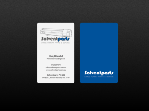 Business Card Design by Creations Box 2015 for SOLVENTPARTS | Design: #14729017