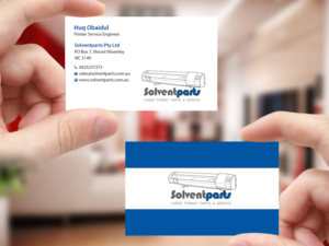Business Card Design by Creations Box 2015 for SOLVENTPARTS | Design: #14729018