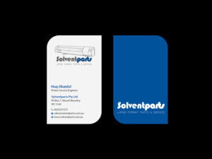 Business Card Design by Creations Box 2015 for SOLVENTPARTS | Design: #14729023