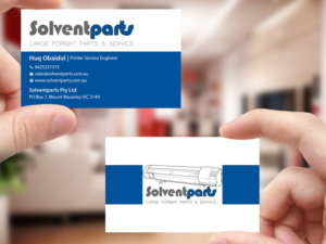 Business Card Design by Creations Box 2015 for SOLVENTPARTS | Design: #14729025