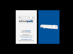 Business Card Design by Creations Box 2015 for SOLVENTPARTS | Design: #14742832