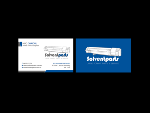 Business Card Design by Creations Box 2015 for SOLVENTPARTS | Design: #14742833