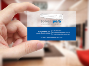 Business Card Design by Creations Box 2015 for SOLVENTPARTS | Design: #14742834