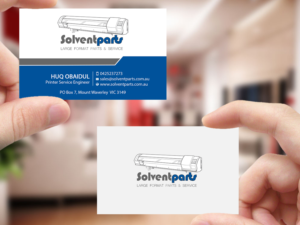 Business Card Design by Creations Box 2015 for SOLVENTPARTS | Design: #14742837
