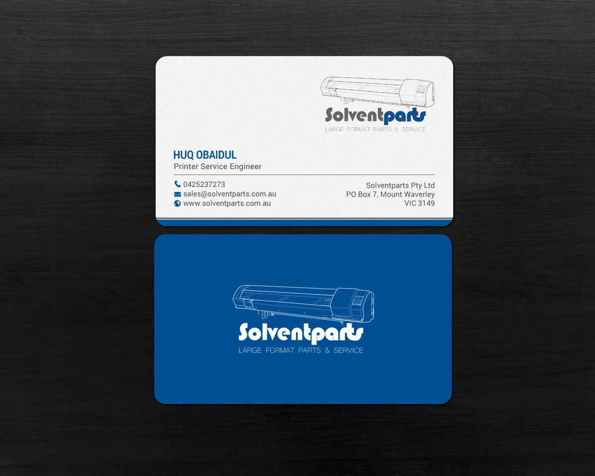 Design de Carte de Visite par chandrayaan.creative pour SOLVENTPARTS | Design #14722971