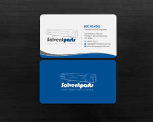 Diseño de Tarjeta de Presentación por chandrayaan.creative para SOLVENTPARTS | Diseño: #14723272