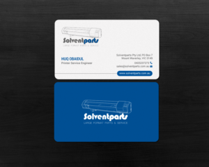 Business Card Design by chandrayaan.creative for SOLVENTPARTS | Design: #14723342