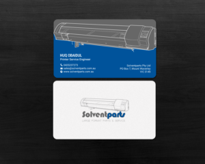 Business Card Design by chandrayaan.creative for SOLVENTPARTS | Design: #14723344