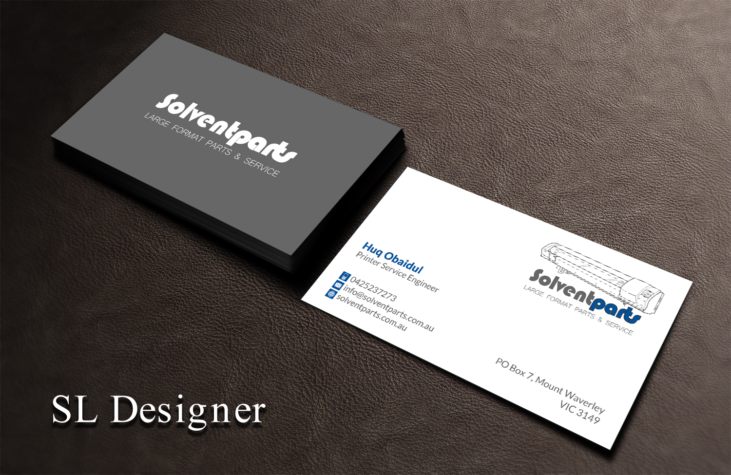 Diseño de Tarjeta de Presentación por SL Designer para SOLVENTPARTS | Diseño #14714549