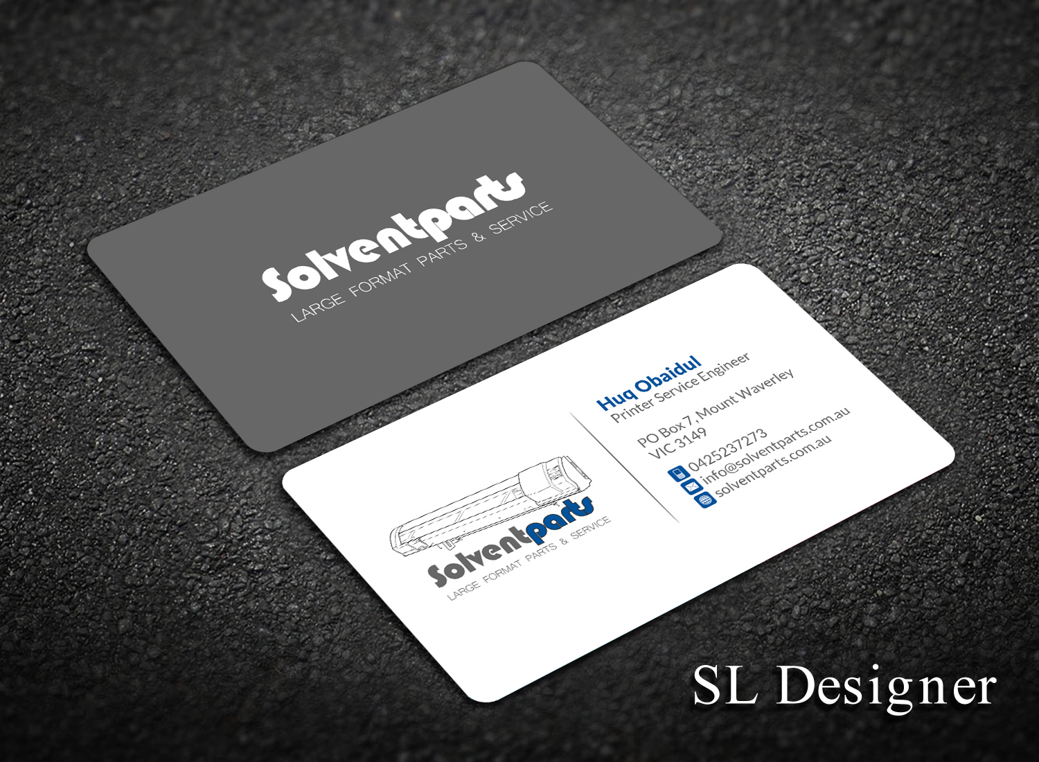 Diseño de Tarjeta de Presentación por SL Designer para SOLVENTPARTS | Diseño #14714557
