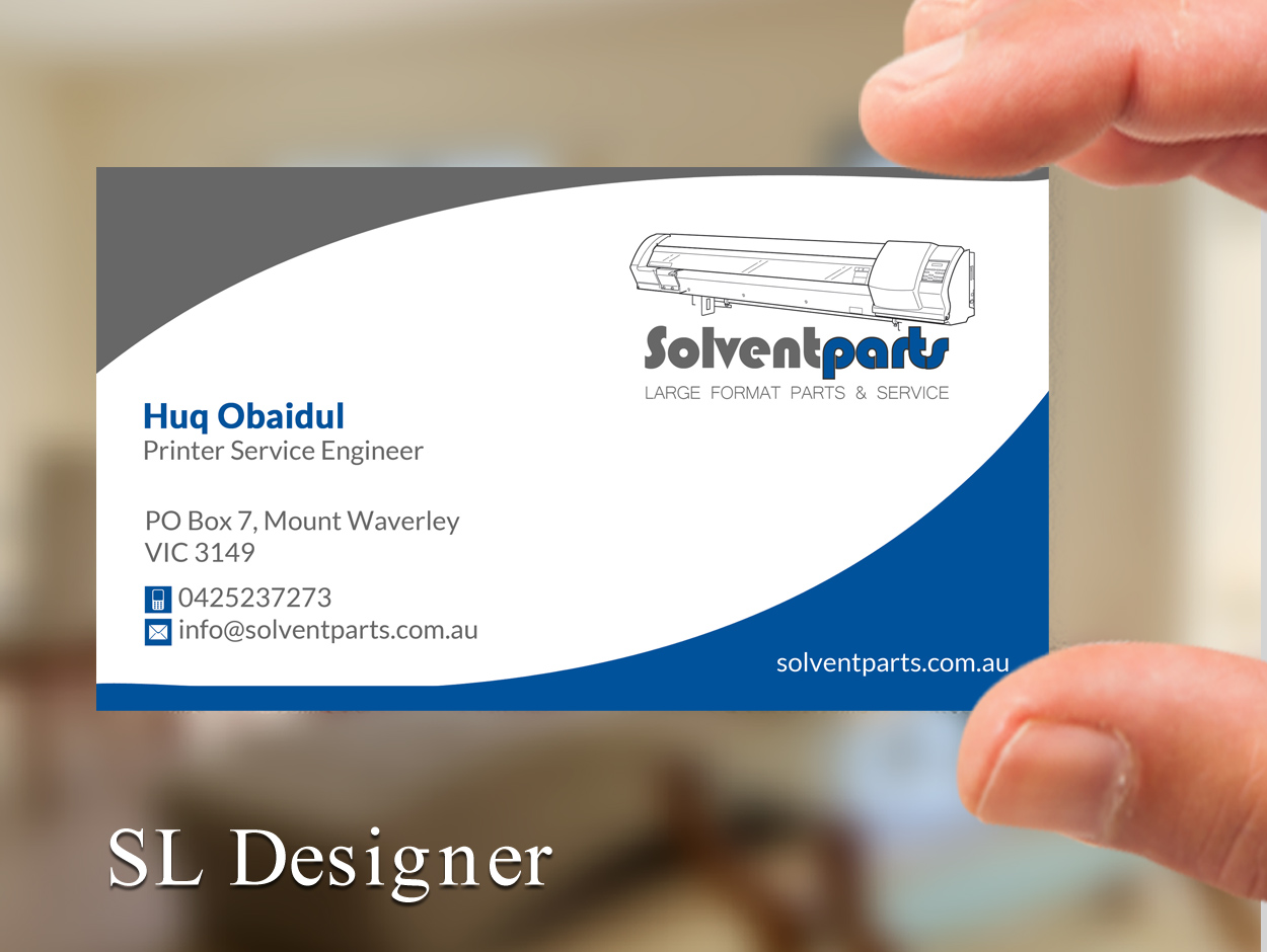 Diseño de Tarjeta de Presentación por SL Designer para SOLVENTPARTS | Diseño #14714560