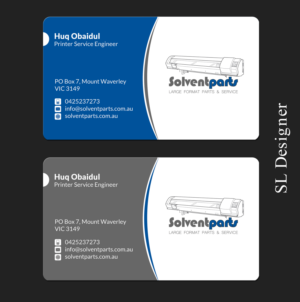 Diseño de Tarjeta de Presentación por SL Designer para SOLVENTPARTS | Diseño: #14714561