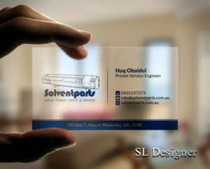 Diseño de Tarjeta de Presentación por SL Designer para SOLVENTPARTS | Diseño: #14714564