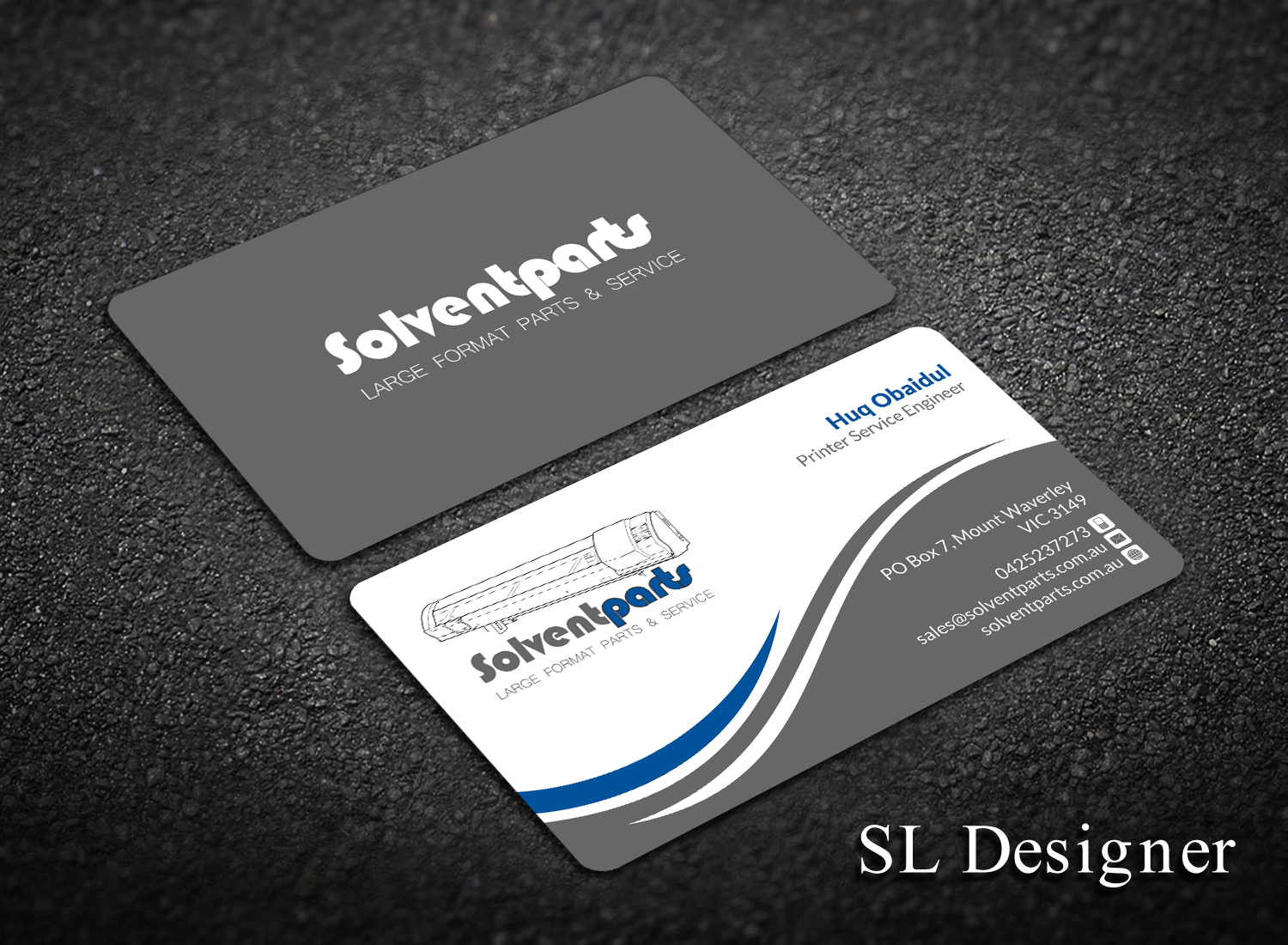 Visitenkarten-Design von SL Designer für SOLVENTPARTS | Design #14746778
