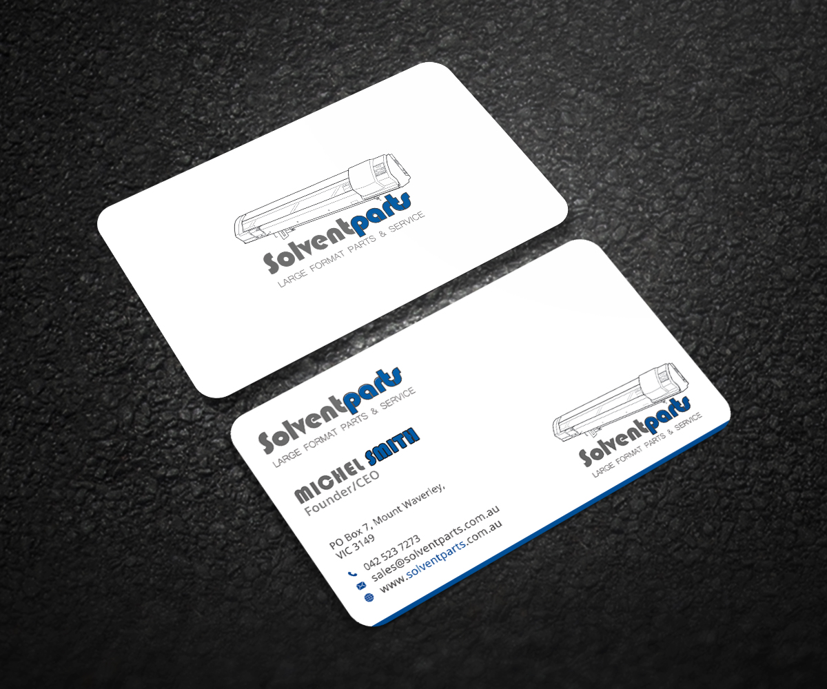 Business Card Design by Graphic Flame for SOLVENTPARTS | Design #14735212